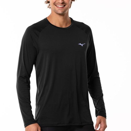 Camiseta Manga Longa de Treino Masculina Mizuno PRO UV +50