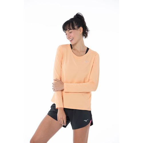 Camiseta Manga Longa de Corrida Feminina Mizuno Pro UV