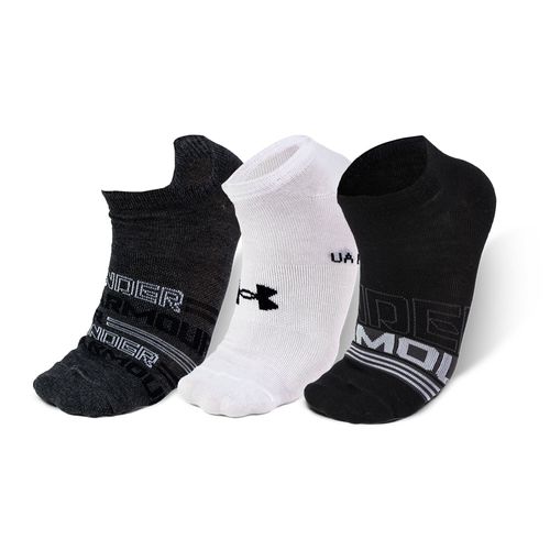 Meia Unissex Under Armour Essential Invisivel - Pacote com 3 pares