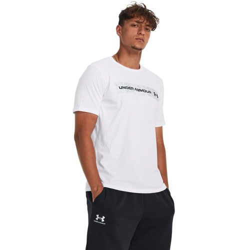 Camiseta de Treino Masculina Under Armour Camo Chest Stripe