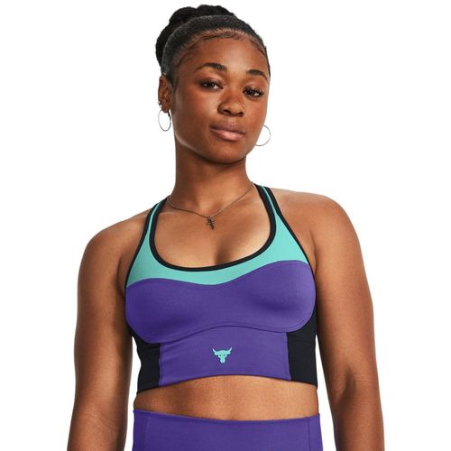 Top de Treino Feminino Under Armour Project Rock Lets Go Longline