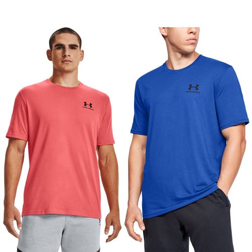 Kit Under Armour 2 Camisetas de Treino Masculina Left Chest
