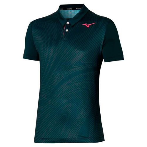 Camiseta Polo de Tennis Masculina Mizuno Charge Shadow