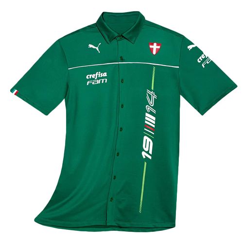 CAMISA POLO PUMA PALMEIRAS X ABEL MOTORSPORT MASCULINA