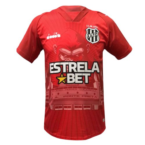 Camisa De Goleiro Diadora Ponte Preta I 2024 Masculina - Fan