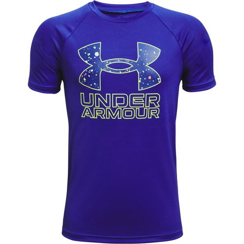 Camiseta Masculina Infantil Under Armour Tech Hybrid Print Fill