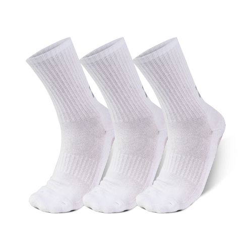 Meia Unissex Under Armour Core Cotton Cano Alto - Pacote com 3 pares