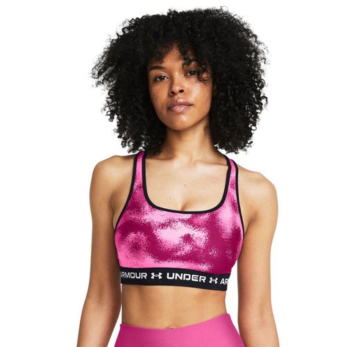 Top de Treino Feminino Under Armour Crossback Mid Print