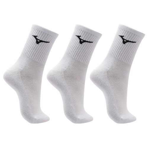 Meia Cano Médio Mizuno Basic - Pacote Com 3 Pares