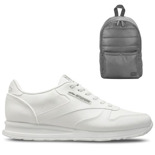 Kit 1 Tênis Olympikus Jogging 100 e 1 Mochila Olympikus Puffer