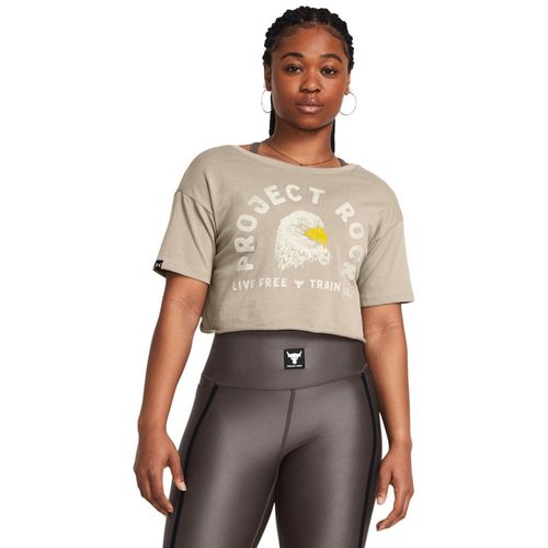 Cropped Feminino Under Armour Project Rock Balance Graphic