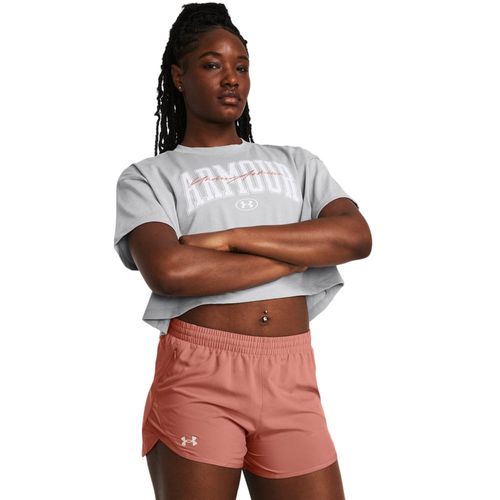 Cropped de Treino Feminino Under Armour Heivyweight Scripted Wordmark
