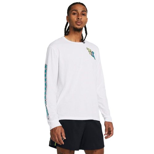 Camiseta Manga Longa Masculina Under Armour Run Anywhere