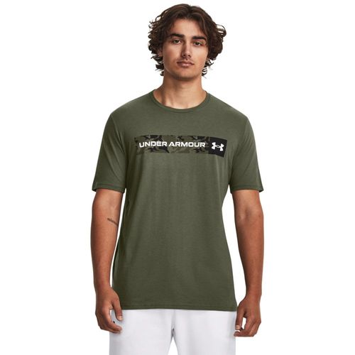 Camiseta de Treino Masculina Under Armour Chest Stripe