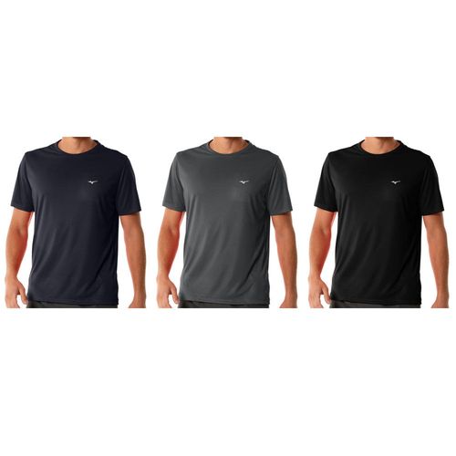 Kit 3 Camisetas de Treino Masculina Mizuno Energy