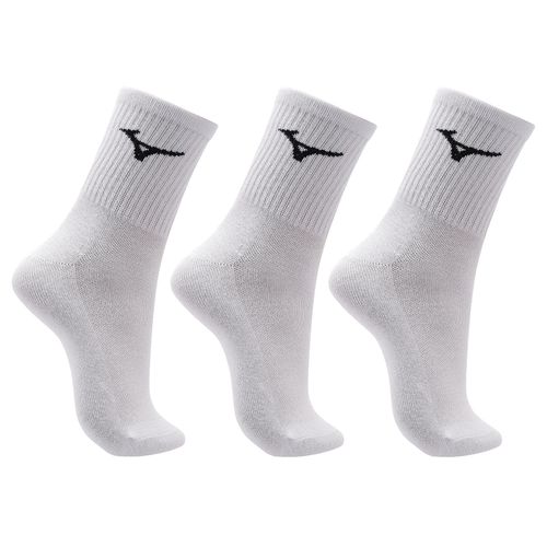 Meia Cano Médio Mizuno Basic - Pacote Com 3 Pares