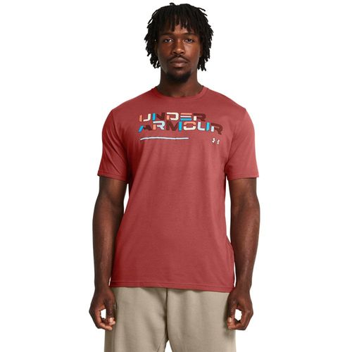 Camiseta Masculina Under Armour Colorblock Wordmark