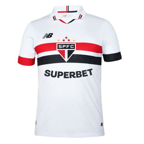 CAMISA NEW BALANCE SÃO PAULO F.C I 2024 MASCULINA - TORCEDOR