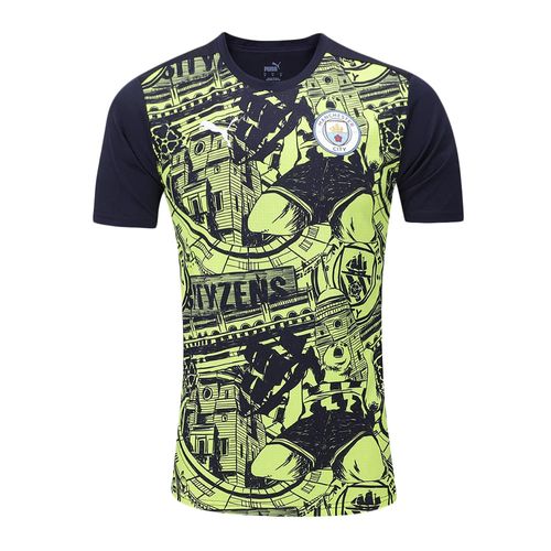 CAMISA PRÉ-JOGO PUMA MANCHESTER CITY 2024 JUVENIL