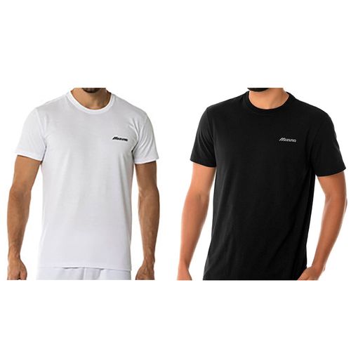 Kit 2 camisetas de Treino Masculina Mizuno Basic Logo