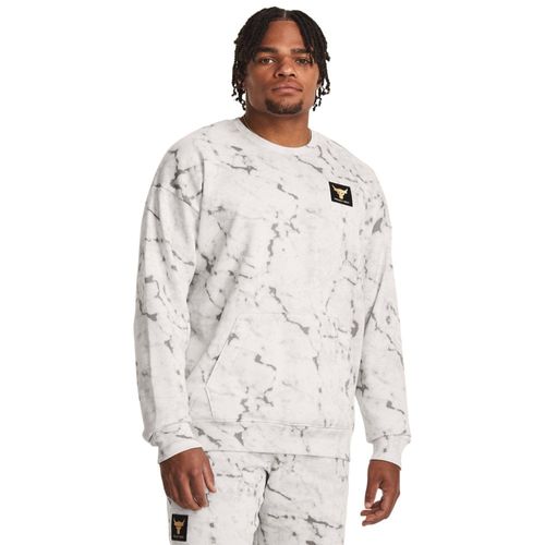 Camiseta Manga Longa de Treino Masculina Under Armour Project Rock Rival Fleece
