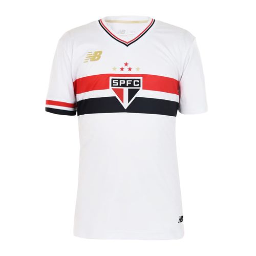 CAMISA NEW BALANCE SÃO PAULO F.C 1 2025 JUVENIL - TORCEDOR