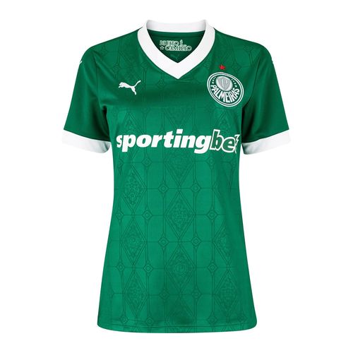 CAMISA PUMA PALMEIRAS I 2025 FEMININA - TORCEDORA