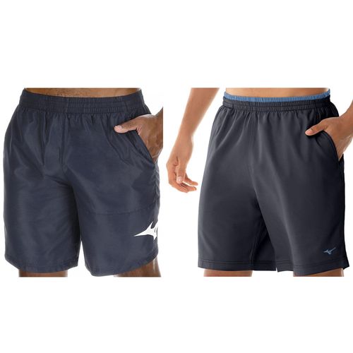 Kit 2 Bermudas de Treino Masculina Mizuno: Bird e Tennis Master