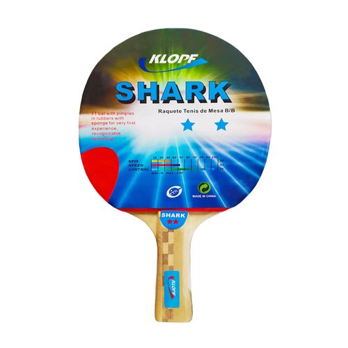RAQUETE TÊNIS DE MESA KLOPF SHARK