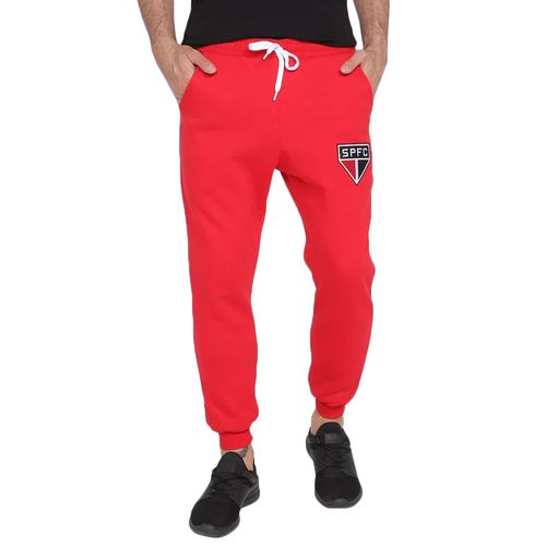 CALÇA DE MOLETOM RETRÔMANIA SÃO PAULO ESCUDO MASCULINA